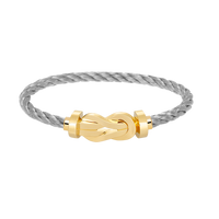 [Solara Jewelry]CHANCE LARGE 8 FIGURE BUCKLE NO DIAMOND BRACELET GOLD