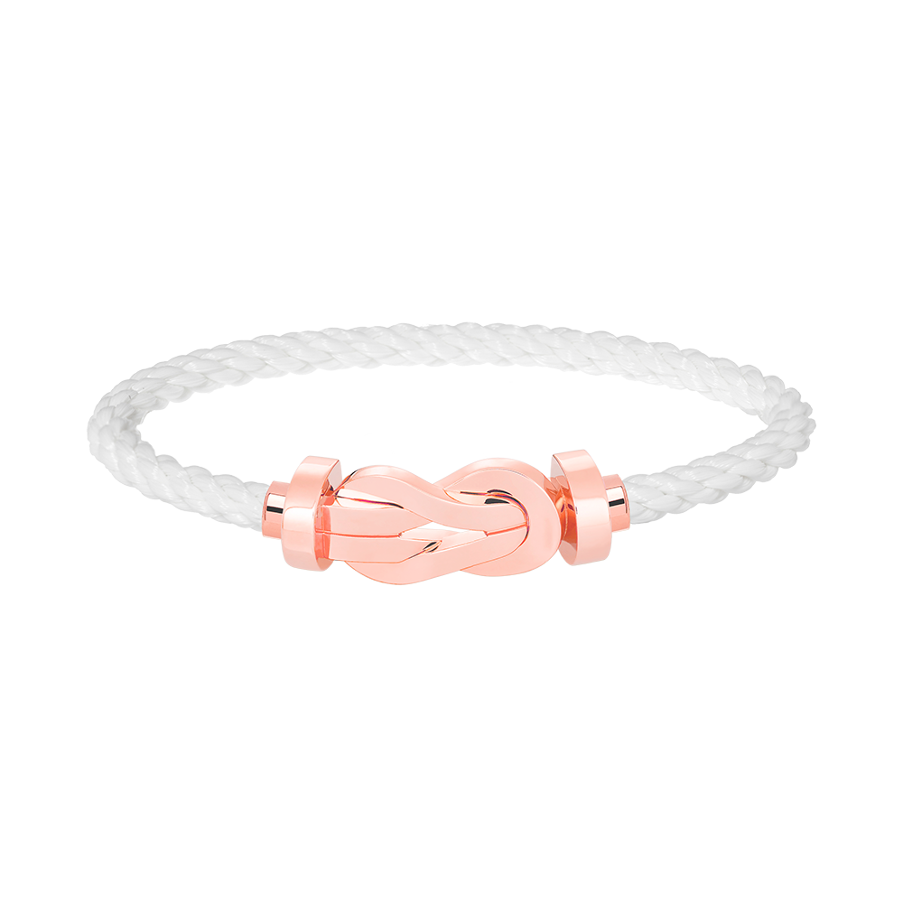 [Solara Jewelry]CHANCE LARGE 8 FIGURE BUCKLE NO DIAMOND BRACELET ROSE GOLD