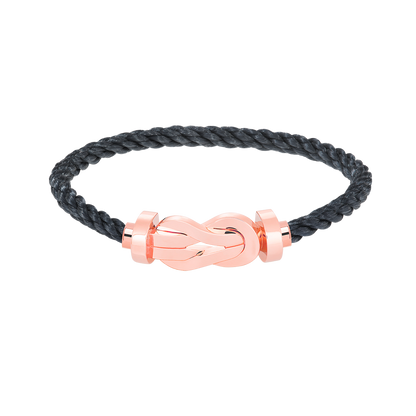 [Solara Jewelry]CHANCE LARGE 8 FIGURE BUCKLE NO DIAMOND BRACELET ROSE GOLD