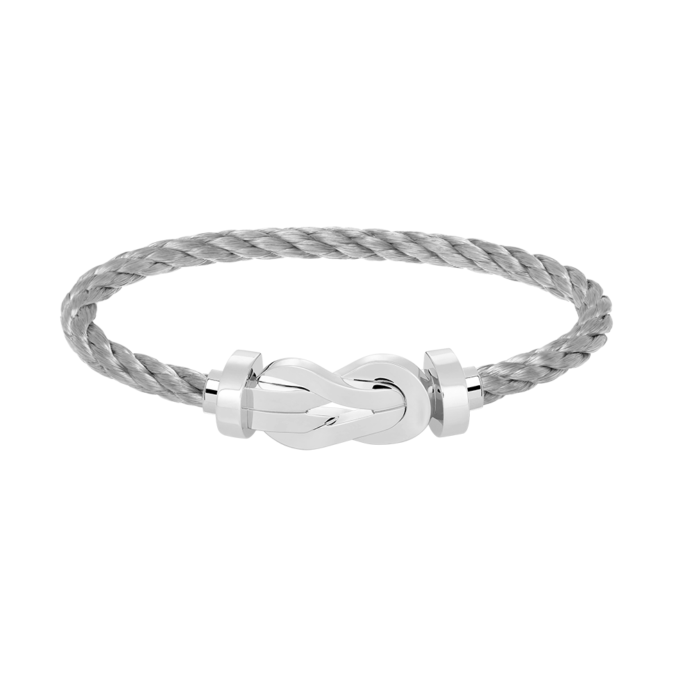[Solara Jewelry]CHANCE LARGE 8 FIGURE BUCKLE NO DIAMOND BRACELET SILVER