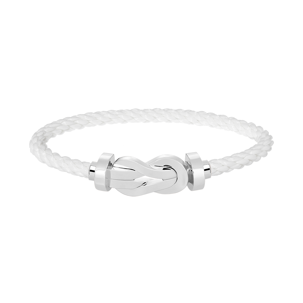 [Solara Jewelry]CHANCE LARGE 8 FIGURE BUCKLE NO DIAMOND BRACELET SILVER