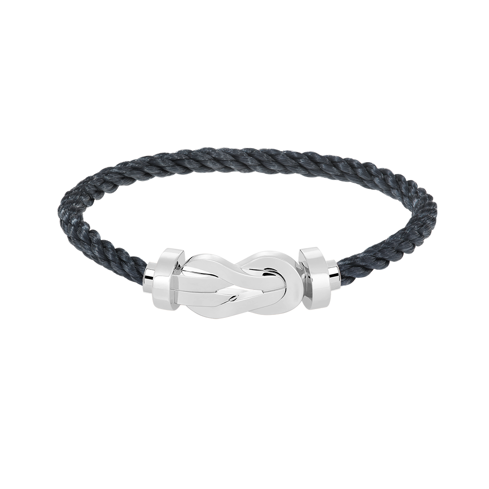 [Solara Jewelry]CHANCE LARGE 8 FIGURE BUCKLE NO DIAMOND BRACELET SILVER