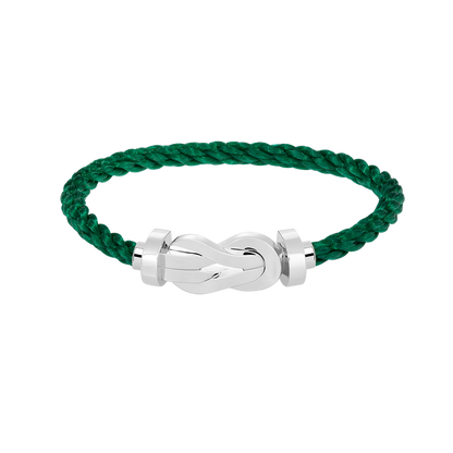 [Solara Jewelry]CHANCE LARGE 8 FIGURE BUCKLE NO DIAMOND BRACELET SILVER