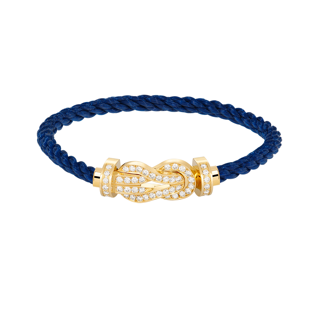 [Solara Jewelry]CHANCE LARGE 8 FIGURE BUCKLE FULLDIAMOND BRACELET GOLD