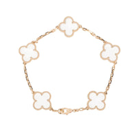 [Solara Jewelry]CLOVER 5 MOTIV BERGKRISTALL ROSÉGOLD ARMBAND