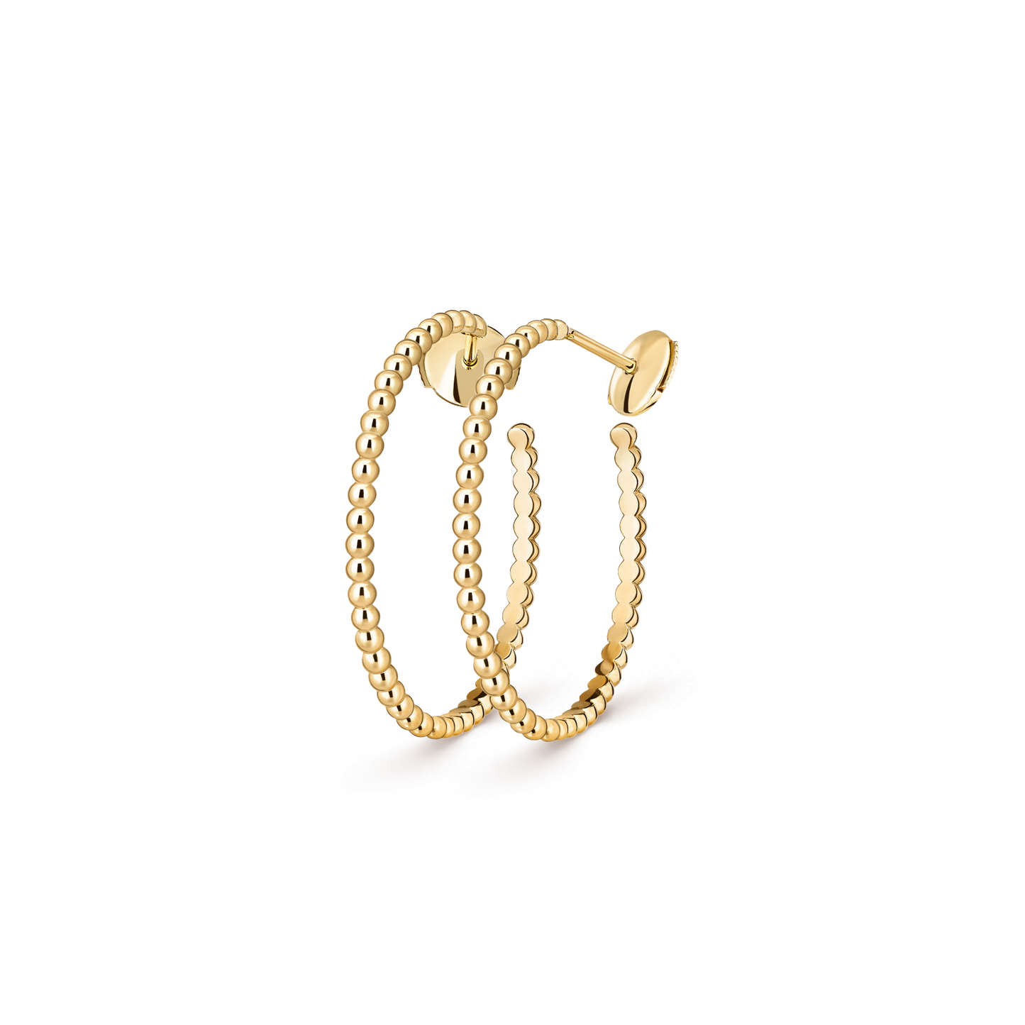 [Solara jewelry] SMOOTH BEAD STUD EARRINGS