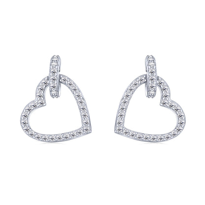 [Solara Jewelry]Dainty Heart Shape Earrings