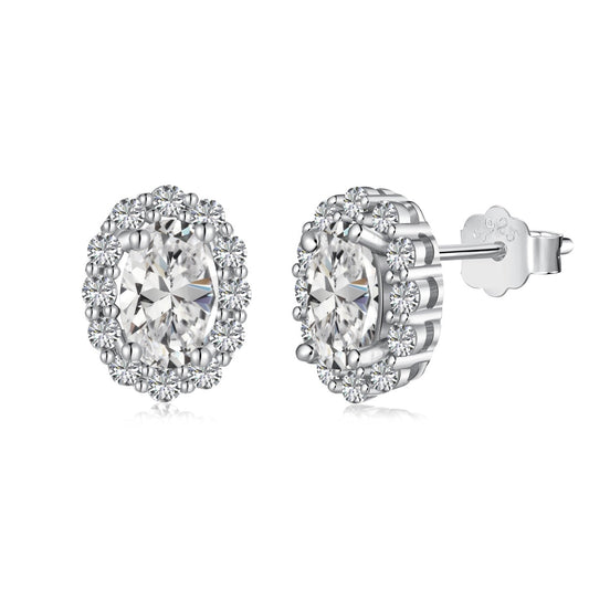 [Solara Jewelrys ]Delicate Unique Oval Cut Daily Earrings