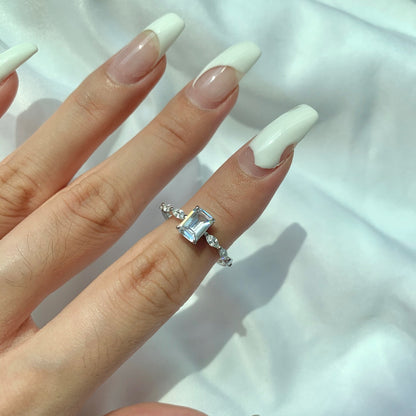 [Spira Jewelry]1.0 Carat Dainty Resplendent Radiant Cut Daily Ring