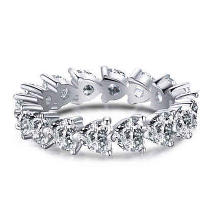 [Solara Jewelrys ]0.25 Carat Radiant Romance Heart Cut Lover Ring