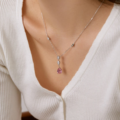 [Solara Jewelry]Dazzling Pear Cut Necklace