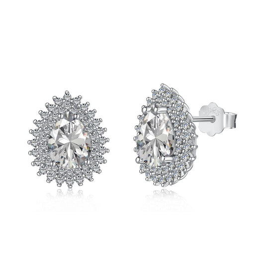 [Solara Jewelrys ]Delicate Gorgeous Pear Cut Daily Earrings