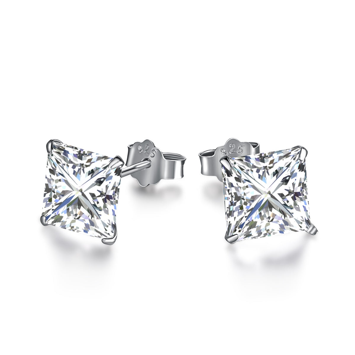 [Solara Jewelry]Ornate Square Shape Earrings