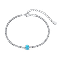 [Solara Jewelry]0.75カラット 上品なオーバルカット デイリーブレスレット
