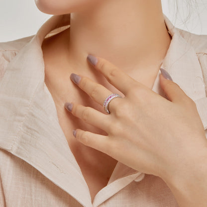 [Solara Jewelry]Ornate Colorful Radiant Cut Daily Ring