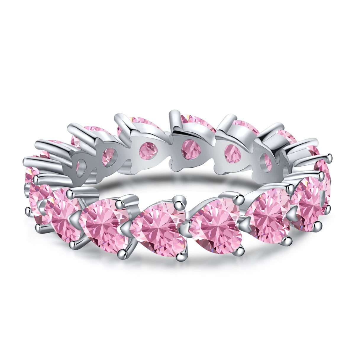 [Solara Jewelrys ]0.25 Carat Radiant Romance Heart Cut Lover Ring
