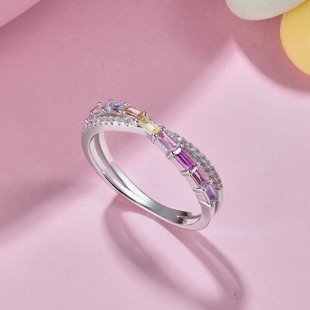 [Solara Jewelry]Energetic Elegant Radiant Cut Party Ring
