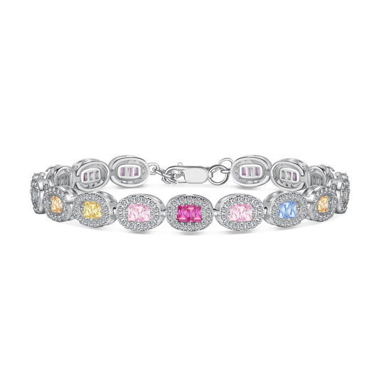 [Solara Jewelrys ]Exquisite Ornate Emerald Cut Daily Bracelet