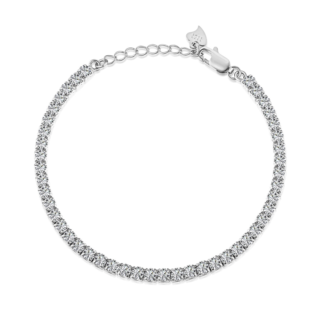 [Solara Jewelry]Sparkling Round Cut Daily Bracelet