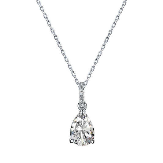 [Solara Jewelry]Delicate Water Drop Shape Fashion Necklace