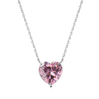[Solara Jewelry]6.0 carat Radiant Heart Shape Necklace