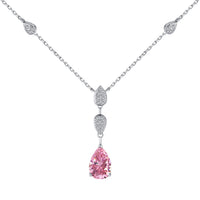 [Solara Jewelry]Dazzling Pear Cut Necklace
