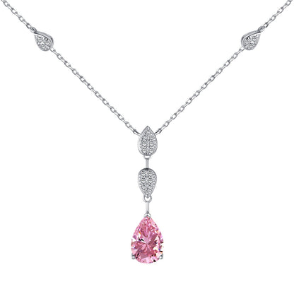 [Solara Jewelry]Dazzling Pear Cut Necklace