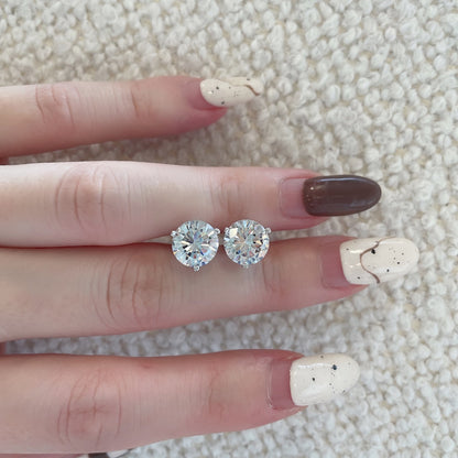 [Solara Jewelry]Dainty Round Shape Earrings