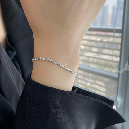 [Solara Jewelry]Elegant Emerald Cut Daily Bracelet