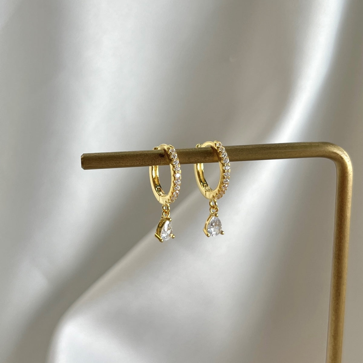 [Solara Jewelry]Luxurious Geometric Drop Earrings