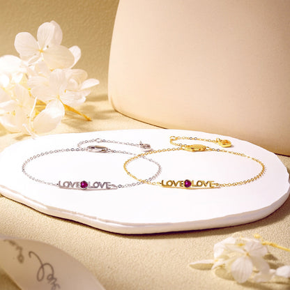 [Solara Jewelry]Romantic Heart Shape Lover Bracelet