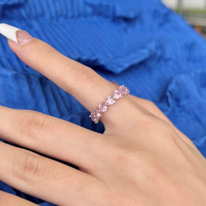[Solara Jewelrys ]0.25 Carat Radiant Romance Heart Cut Lover Ring