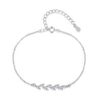 [Solara Jewelry]Elegant Wheat Leaves Shape Bracelet