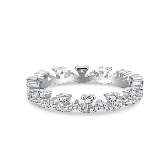 [Solara Jewelrys ]Elegant Resplendent Round Shape Party Ring