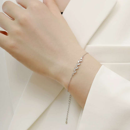 [Solara Jewelry]Elegant Wheat Leaves Shape Bracelet