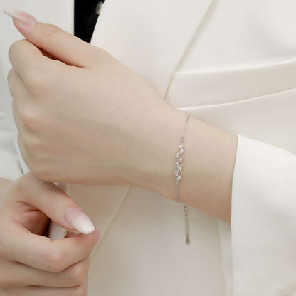 [Solara Jewelry]Elegant Wheat Leaves Shape Bracelet