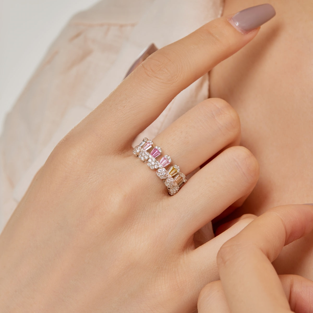 [Solara Jewelry]Gorgeous Radiant Cut Daily Ring