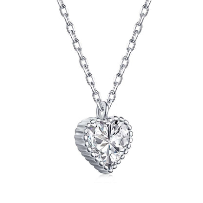 [Solara Jewelry]Ornate Heart Shape Necklace