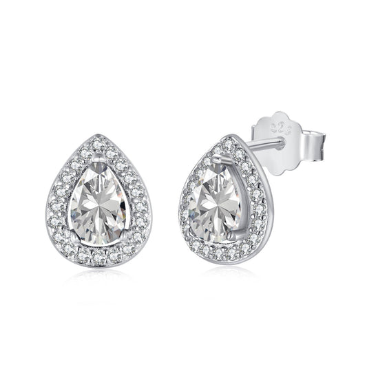 [Solara Jewelry]Luxurious Water Drop Shape Earrings