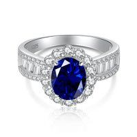 [Solara Jewelry]1.5 Carat Dazzling Charming Oval Cut Banquet Ring