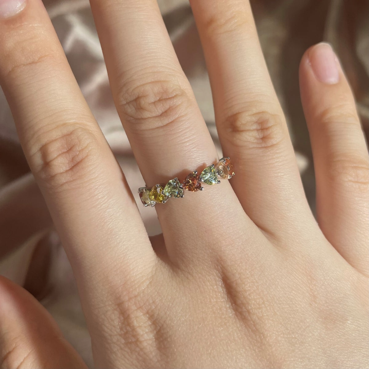 [Solara Jewelrys ]0.25 Carat Radiant Romance Heart Cut Lover Ring