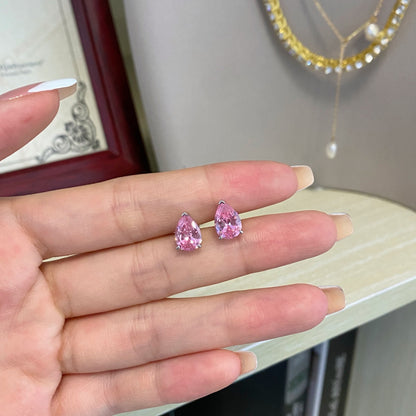 [Solara Jewelry]Ornate Water Drop Shape Earrings
