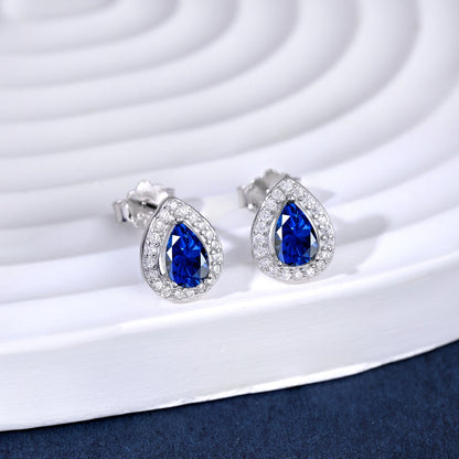 [Solara Jewelry]Luxurious Water Drop Shape Earrings