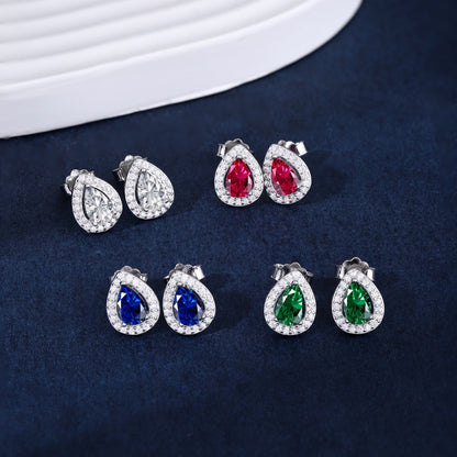 [Solara Jewelry]Luxurious Water Drop Shape Earrings
