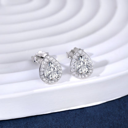 [Solara Jewelry]Luxurious Water Drop Shape Earrings