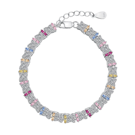 [Solara Jewelrys ]Unique Colorful Flower Shape Daily Bracelet