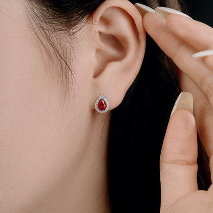 [Solara Jewelry]Luxurious Water Drop Shape Earrings