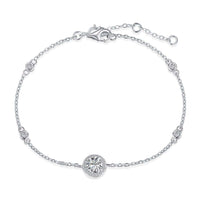 [Solara Jewelry]Dazzling Round Cut Shape Bracelet