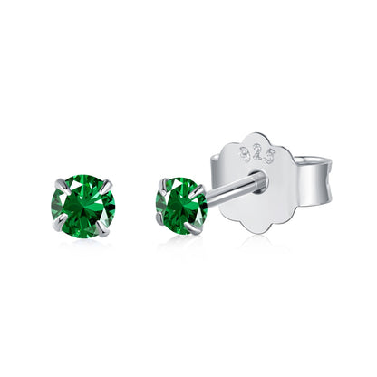 [Solara Jewelry]Delicate Solitaire Earrings