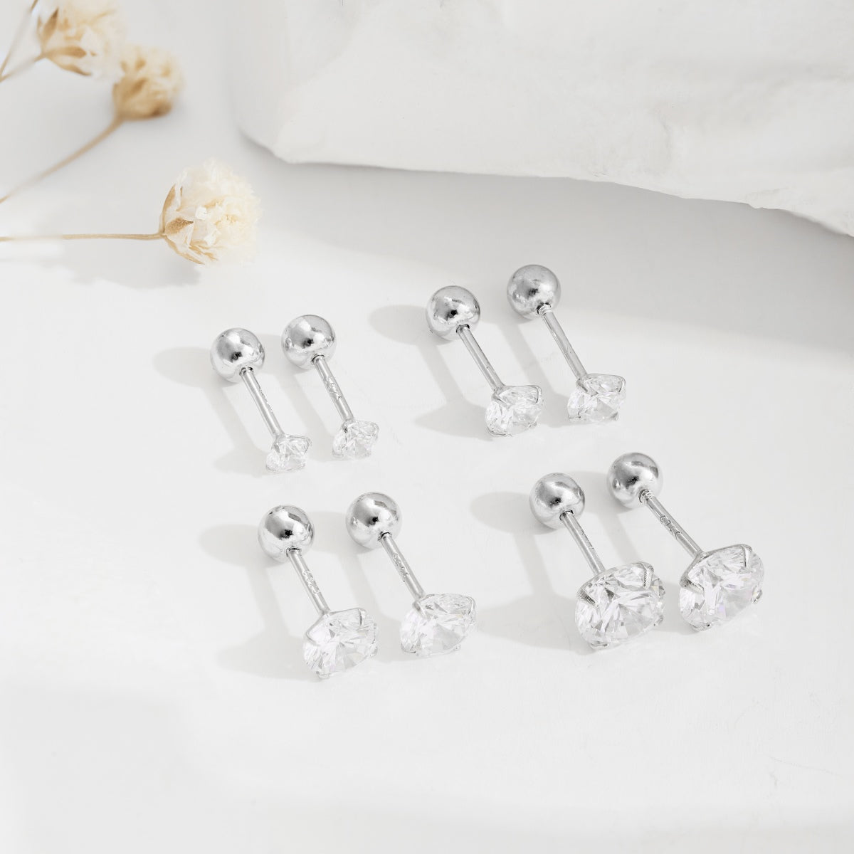 [Solara Jewelry]Unique U-Shaped Ear Bone Earrings